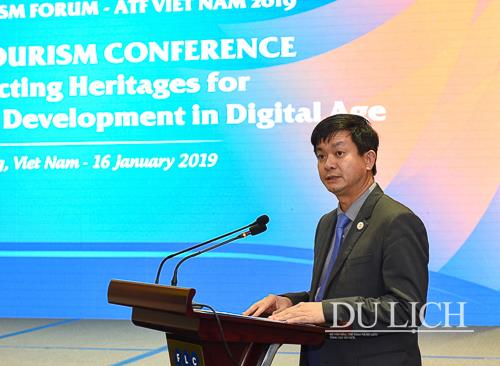 Thứ trưởng Bộ VHTTDL Lê Quang Tùng phát biểu tại hội nghị